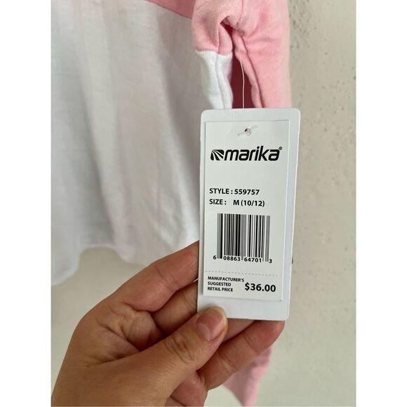 Marika Girl Pink Sweatshirt&Short Set, Size M((10/12) MSRP $36 - Picture 8 of 9